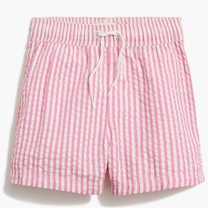 NWT J Crew boys seer sucker swim trunk